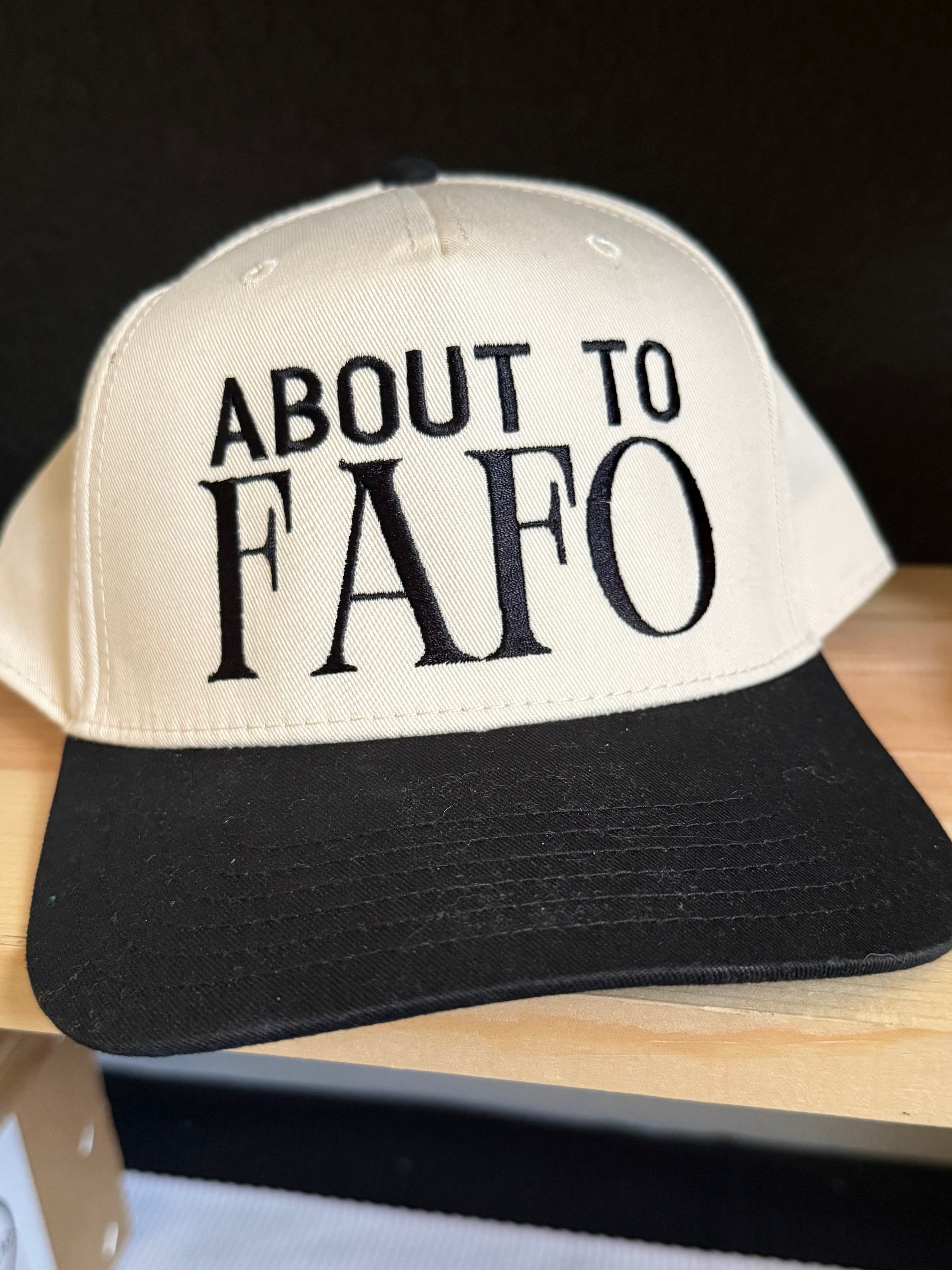 FAFO Embroidered Snapback