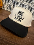 Not the Worst Mom Embroidered Snapback